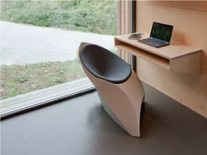 Interior of Ecospace's garden room